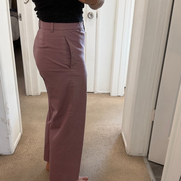 Theory Light Purple Crop Slacks 4 - Picture 2 of 7
